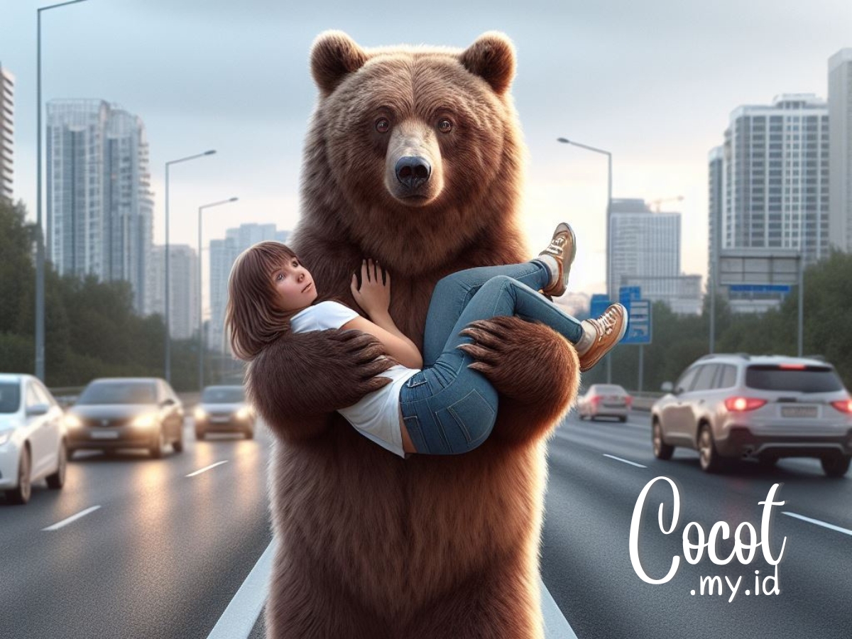 Saya pikir, saya baru ketemu beruang grizzly. Ternyata hatinya sangat lembut.