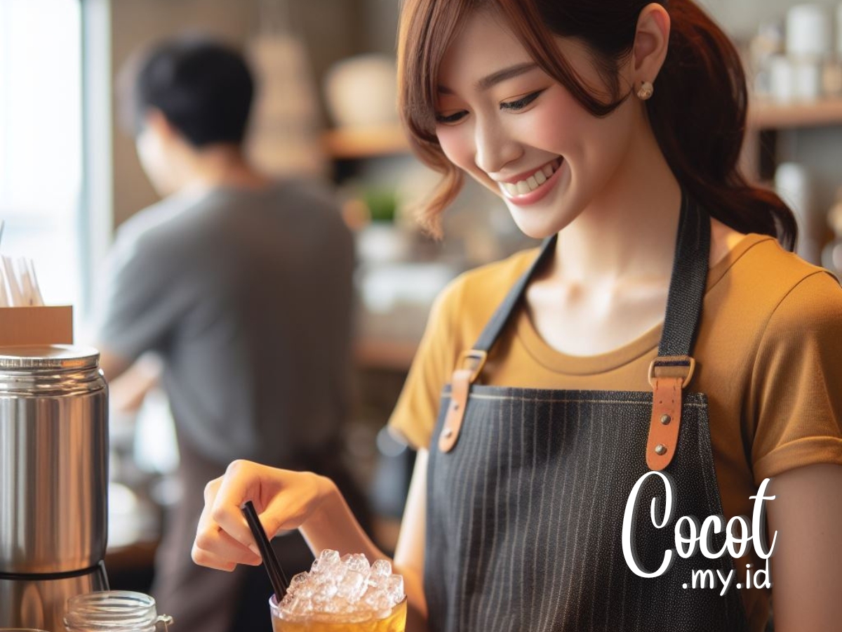 Jualan, apa pun itu harus semangat. Gak ada cerita setengah-setengah.